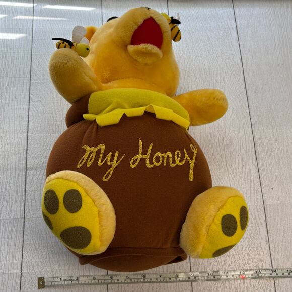 Winnie The Pooh In A Honey Pot Stuffed Bear - Picture 10 of 11